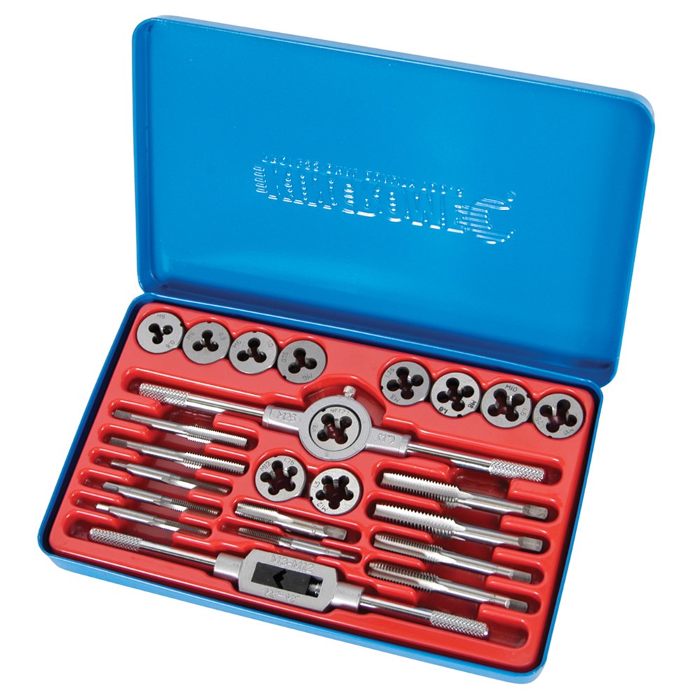 KINCROME TAP & DIE SET METRIC (24 PIECE)